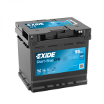 Akumuliatorius EXIDE 55 Ah 540 A EN 12V (Automobilio)
