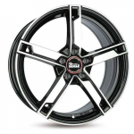 Ratlankis MAM LEICHTMETALLR&Auml;DER R16x6.5 4x108 ET 20 CB 65 (Black Front Polish)