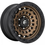 Ratlankis FUEL D634 Zephyr R17x8 5x114.3 ET 38 CB 56.5 (Matte Bronze Black Bead Ring) (725 kg)