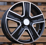 Ratlankis RACINGLINE BK473 R15x6.5 5x118 ET 45 CB 71.1 (Black Polished) (1250 kg)