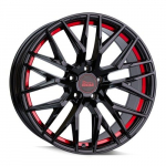 Ratlankis MAM LEICHTMETALLR&Auml;DER R20x8.5 5x108 ET 45 CB 72 (Black Painted Red Inside)