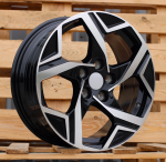 Ratlankis RACINGLINE YF5700 R17x7 5x114.3 ET 43.5 CB 67.1 (Black Polished) (690 kg)