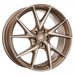 Ratlankis ALUTEC ADX.01 R18x7.5 4x100 ET 45 CB 63.3 (Metallic Bronze Frontpolished) (635 kg)