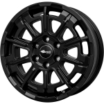 Ratlankis BROCK R17x7 5x112 ET 51 CB 66 (Satin Black Matt)