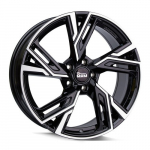 Ratlankis MAM LEICHTMETALLR&Auml;DER R18x8 5x120 ET 50 CB 65 (Black Front Polished)