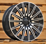 Ratlankis RACINGLINE FLB005 R20x9.5 5x112 ET 51 CB 66.6 (Black Polished) (800 kg)