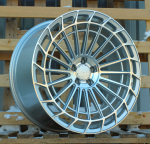 Ratlankis RACINGLINE FBX162 R22x10.5 5x112 ET 43 CB 66.6 (Machined Silver) (865 kg)