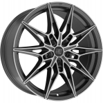 Ratlankis MSW 75 R20x8 5x112 ET 27 CB 73.1 (Matt Gun Metal Full Polished) (890 kg)