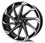 Ratlankis RC-DESIGN R19x8 5x108 ET 48 CB 63 (Sgvp Schwarz Front Poliert) (- kg)