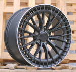Ratlankis RACINGLINE B1877 R22x10.5 5x112 ET 45 CB 66.6 (Black Polished) (750 kg)