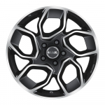 Ratlankis MAK Express R16x6.5 5x114.3 ET 45 CB 66.1 (Black Mirror) (1275 kg)