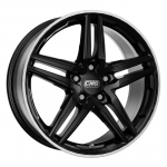 Ratlankis CMS C29 R18x8 5x112 ET 50 CB 66.5 (Diamond Rim Black Gloss) (825 kg)