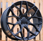 Ratlankis RACINGLINE B1449 R16x5.5 3x112 ET 30 CB 57.1 (Black Half Matt) (500 kg)