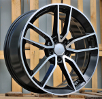 Ratlankis RACINGLINE B5461 R19x8 5x112 ET 43 CB 66.6 (Black Polished)