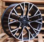 Ratlankis RACINGLINE B5769 R21x9.5 5x112 ET 37 CB 66.6 (Black Polished) (900 kg)