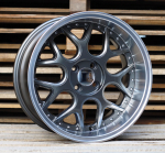 Ratlankis RACINGLINE FR762 R17x8.5 4x100 ET 20 CB 60.1 (Gun Metal Polished Lip)