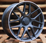 Ratlankis RACINGLINE B1258 R18x9.5 5x112 ET 43 CB 66.6 (Black Half Matt Polished Lip) (750 kg)