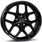 Ratlankis BORBET R17x7 5x100 ET 45 CB 57 (Black Glossy) (650 KG kg)