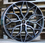 Ratlankis RACINGLINE H4101 R19x8.5 5x108 ET 40 CB 67.1 (Black Polished) (735 kg)