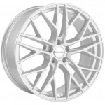 Ratlankis CARMANI R18x8 5x112 ET 45 CB 66 (White Silver)