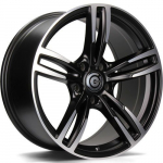 Ratlankis CARBONADO R18x8.5 5x120 ET 33 CB 72 (Matt Black Front Polished) (690 KG kg)