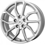 Ratlankis RC-DESIGN R17x7 5x108 ET 48 CB 63 (Crystal Silver Painted)
