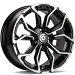 Ratlankis CARBONADO R15x6.5 4x100 ET 35 CB 67 (Black Front Polished) (620 KG kg)