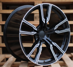 Ratlankis RACINGLINE H5033 R21x9.5 5x112 ET 37 CB 66.6 (Black Polished) (950 kg)