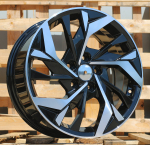 Ratlankis RACINGLINE B1953 R17x7 5x114.3 ET 43 CB 67.1 (Black Polished) (750 kg)