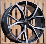 Ratlankis RACINGLINE B5801 R18x8 5x112 ET 50 CB 57.1 (Black Polished) (765 kg)