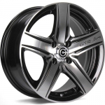 Ratlankis CARBONADO R13x5.5 4x100 ET 30 CB 67 (Black Front Polished) (500 KG kg)