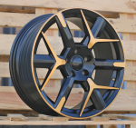 Ratlankis RACINGLINE YF6147 R18x8 5x112 ET 40 CB 57.1 (Black Polished Half Matt Cooper) (690 kg)