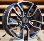 Ratlankis RACINGLINE B5087 R15x6.5 5x114.3 ET 40 CB 67.1 (Black Polished) (690 kg)