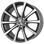Ratlankis BROCK R18x7.5 5x112 ET 51 CB 66 (Himalaya Grey Fully Polished)