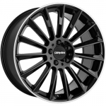 Ratlankis CARMANI R21x10.5 5x112 ET 30 CB 66 (Black Lip Polish)