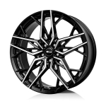 Ratlankis BROCK R18x8 5x114 ET 30 CB 72 (Black Front Polished)