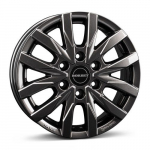 Ratlankis BORBET R16x6.5 6x130 ET 62 CB 84 (Mistral Anthracite Glossy) (1350 KG kg)