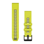 Garmin QuickFit 22 Watch Band Amp Yellow / Graphite Silicone 010-13392-08