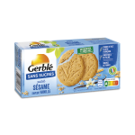 Gerbl&eacute; sausainiai su sezamais ir vanile, be cukraus 132g