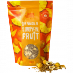 Granola su lazdyno rie&scaron;utais, slyvomis ir tropiniais vaisiais &ndash; SUPERGARDEN, 12g