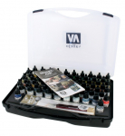 Model Air 71170 Case 68 x 17 ml Paint 3 x 17 ml Varnish 1 x 17 ml Extender (Thinner) 3 x Synthetic Brush