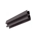 Du&scaron;o durų tarpinė juoda 6mm stiklui