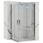 Du&scaron;o kabina Rea Molier Chrom Double &ndash; Dydis: 80x80cm