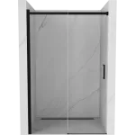 Stumdomos du&scaron;o durys OMEGA Clear 8mm Black &ndash; Dydis: 160cm