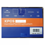 KEMTEX Dažų mai&scaron;ymo indeliai su dangteliais 850ml 125 mikr.