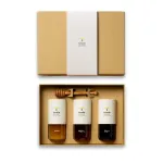 TESELA PREMIUM RAW HONEY GIFT BOX Premium gryno medaus dovanų rinkinys - Orange Blossom + Forest + Thousand Flowers