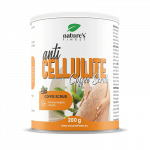 NATURE'S FINEST ANTI CELLULITE COFFEE SCRUB Anticeliulitinis kavos &scaron;veitiklis su druska ir aliejais