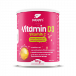 NATURE'S FINEST Vitaminų mi&scaron;inys imuninei sistemai: Vitaminas D3 1000 IU + Vitaminas C 1000mg