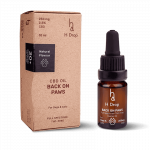 H DROP Pilno Spektro CBD Kanapių Aliejus Augintiniams &ndash; Back on Paws 2,5%