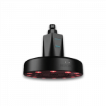 HigherDose Red Light Showerhead Filter du&scaron;o galvutė su raudonos &scaron;viesos ir NIR technologija - Juoda